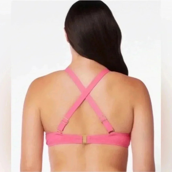 BLEU ROD BEATTIE KORE UNDERWIRE CROSS BACK BIKINI TOP AND BIKINI BOTTOM - Picture 3 of 10